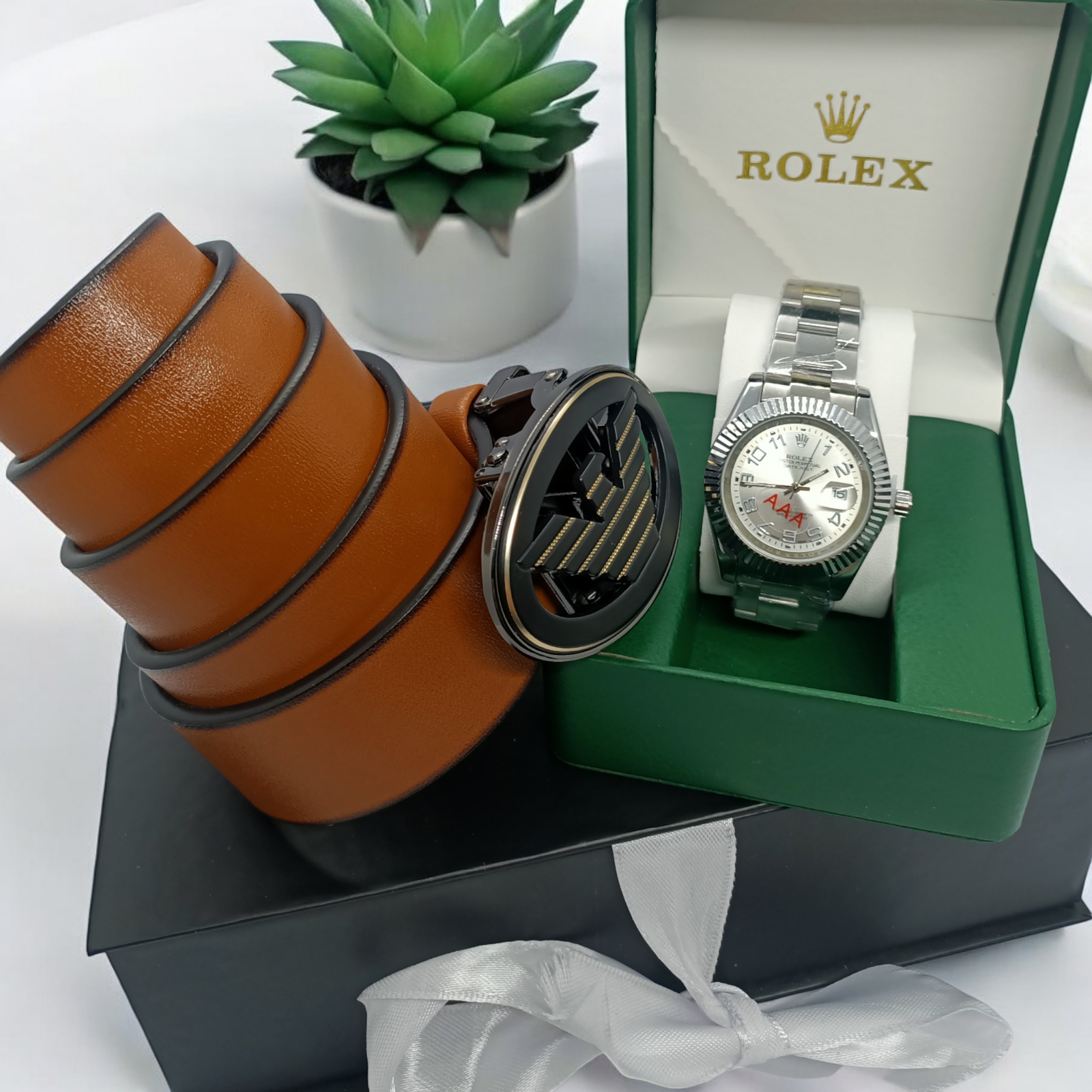 Pack 10: Montre Rolex + Ceinture