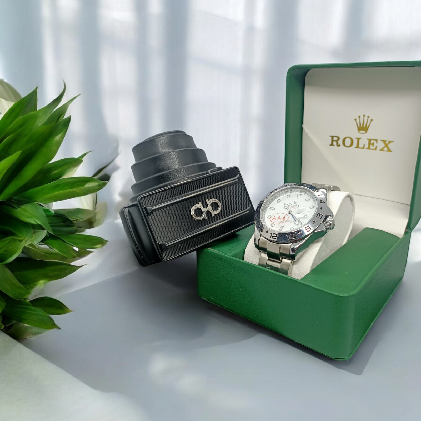 Pack 13: Montre Rolex + Ceinture