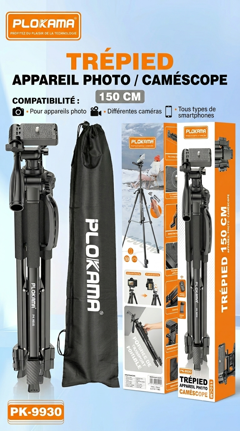 Tripod PK-9930 Pro 150 CM